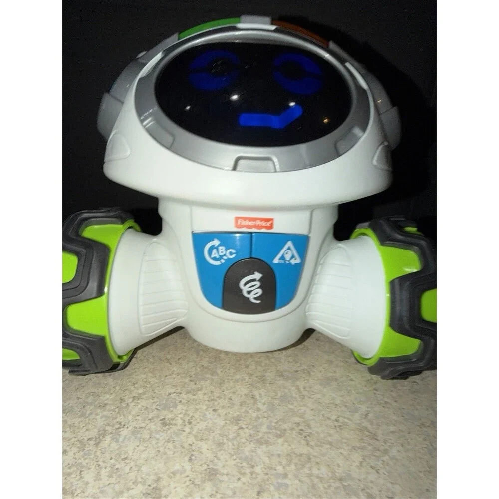 Robot Fisher Price Moby Interactive Dancing Games Educational Talking Lights Fun